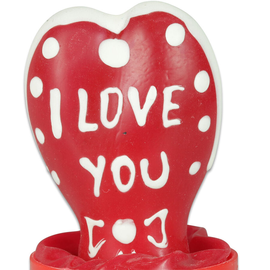 CONDOMERIE – PRESERVATIVO DECORATIVO PINTADO A MANO CORAZÓN – TE AMO MODELO 1
