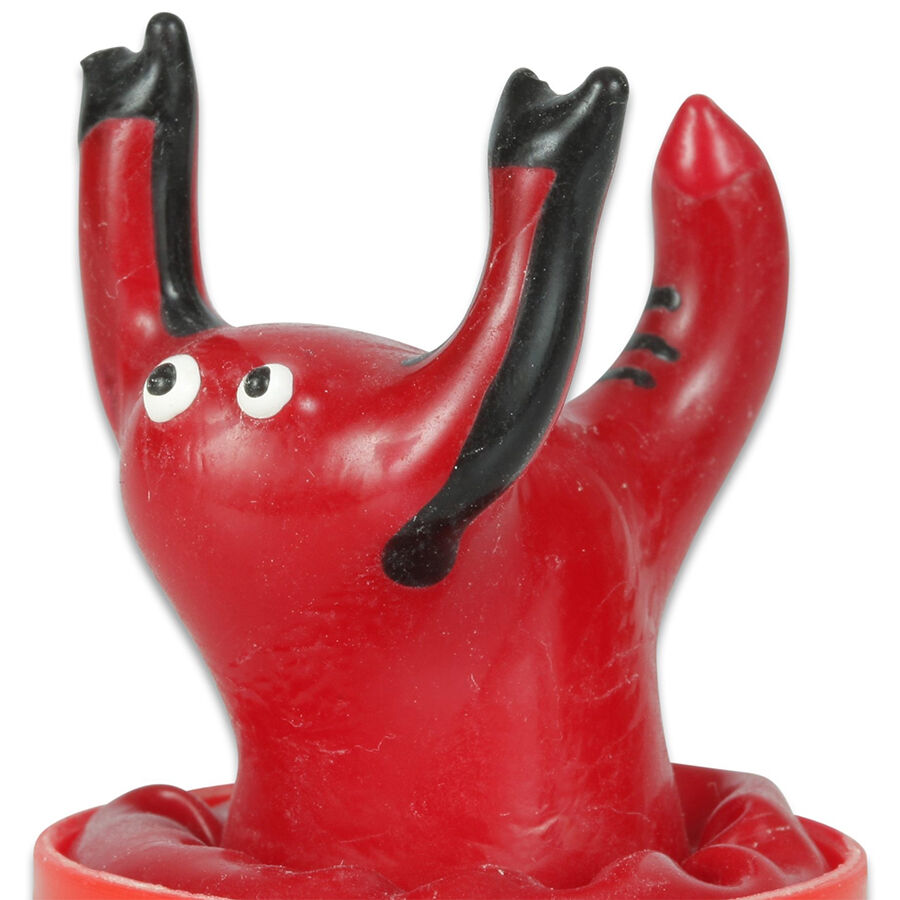 CONDOMERIE – PRESERVATIVO DECORATIVO PINTADO A MANO ESCORPIO ROJO