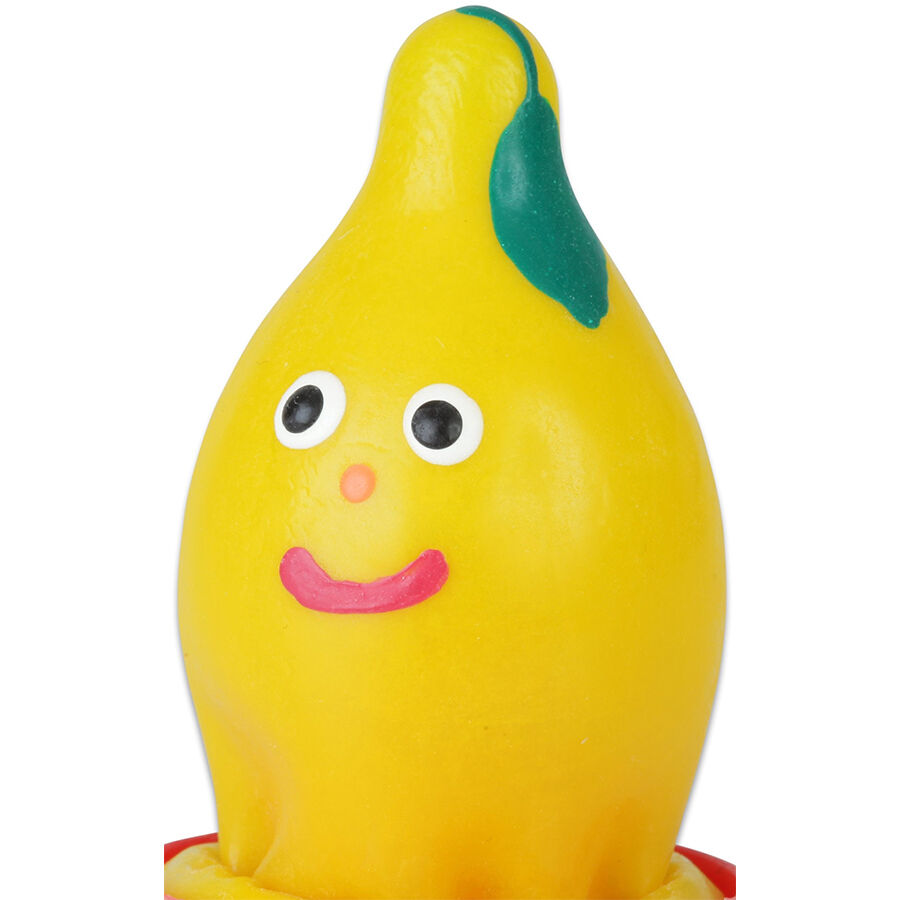 CONDOMERIE – PRESERVATIVO DECORATIVO PINTADO A MANO LIMÓN