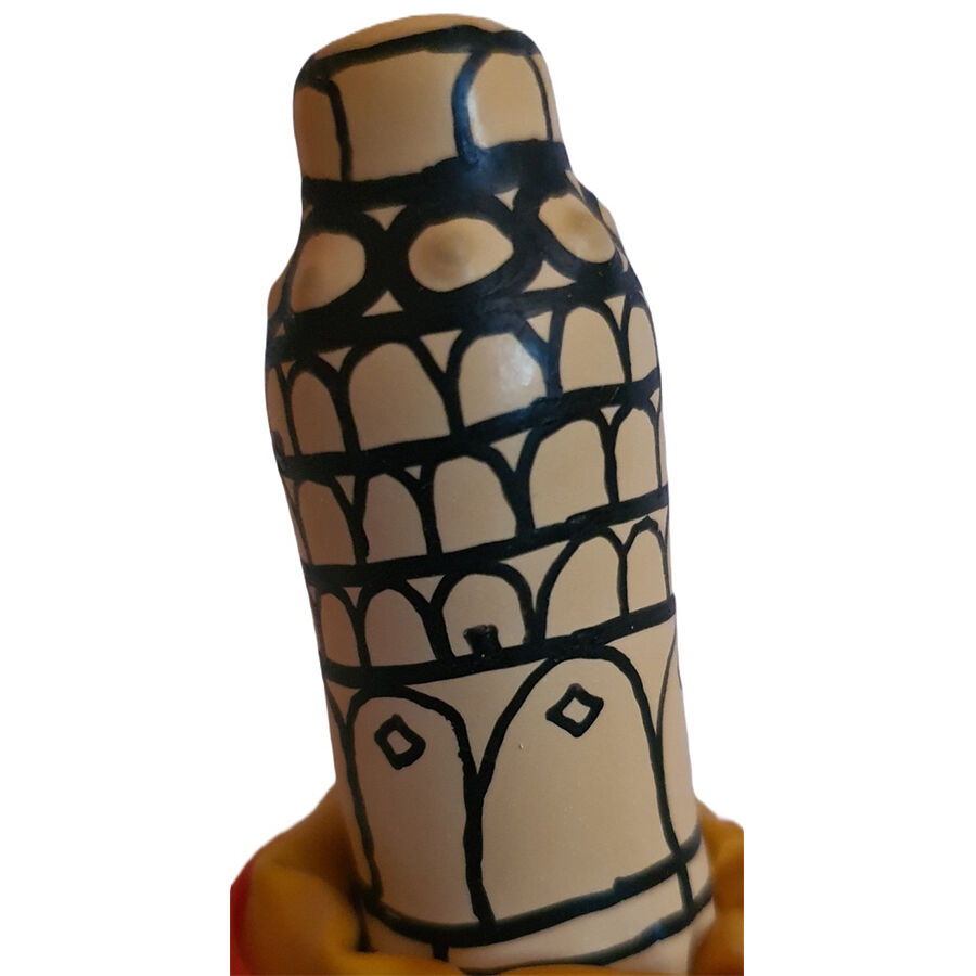 CONDOMERIE – PRESERVATIVO DECORATIVO PINTADO A MANO TORRE DE PISA