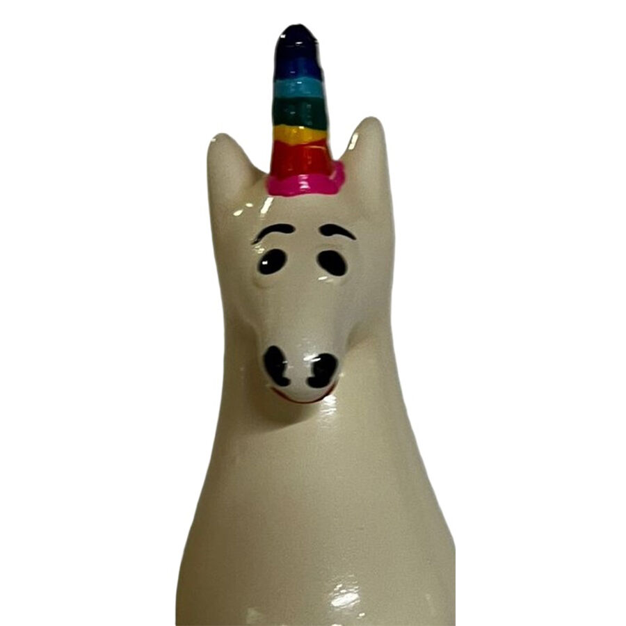 CONDOMERIE – PRESERVATIVO DECORATIVO PINTADO A MANO ARCOÍRIS UNICORNIO