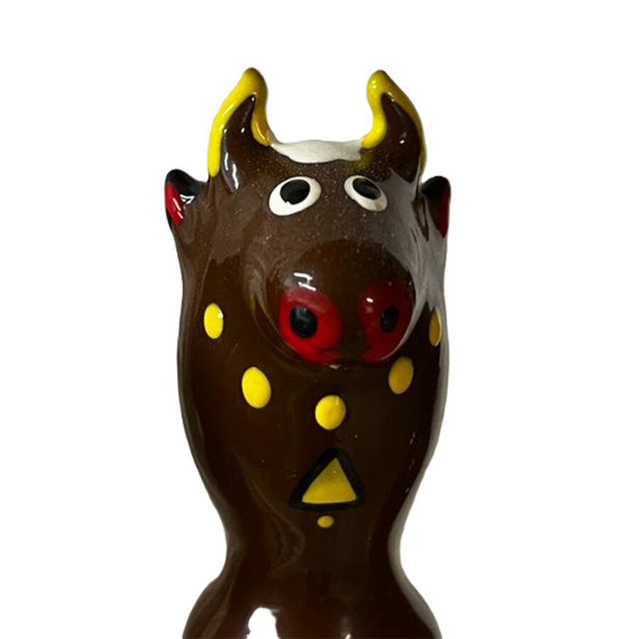 CONDOMERIE – PRESERVATIVO DECORATIVO PINTADO A MANO TORO NEGRO MODELO 2