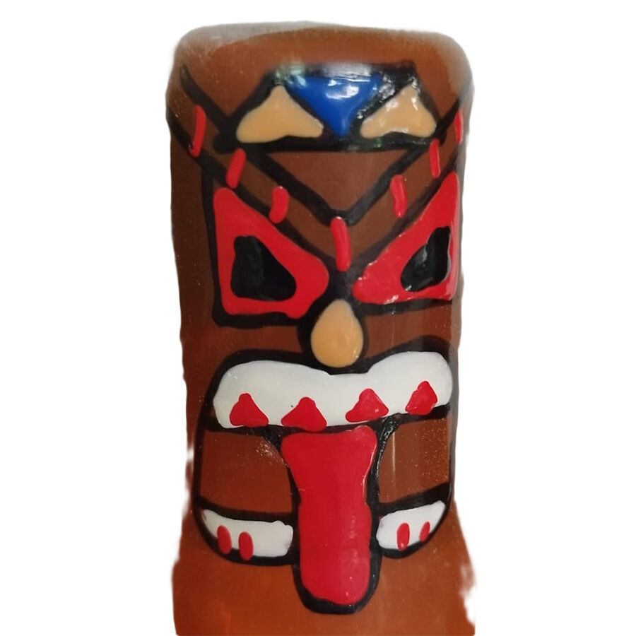 CONDOMERIE – PRESERVATIVO DECORATIVO PINTADO A MANO TÓTEM TIKI-01