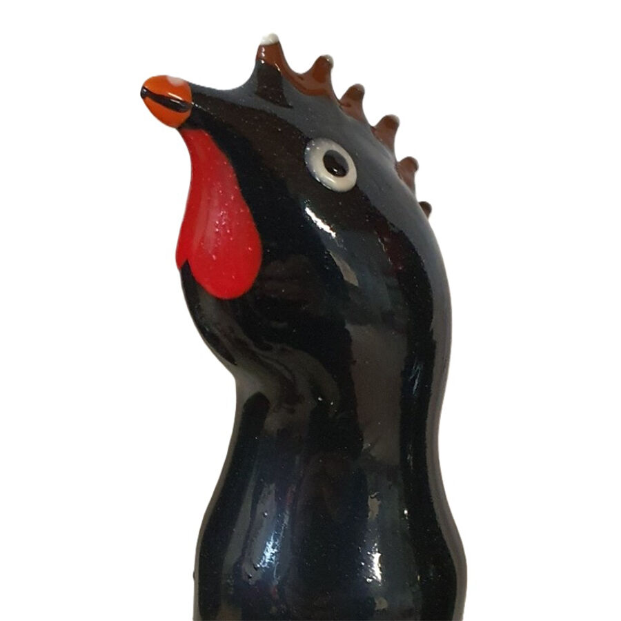 CONDOMERIE – PRESERVATIVO DECORATIVO PINTADO A MANO GALLO NEGRO