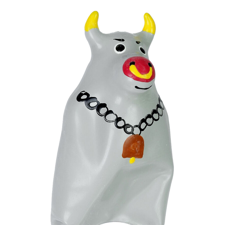 CONDOMERIE – PRESERVATIVO DECORATIVO PINTADO A MANO TORO GRIS MODELO 2