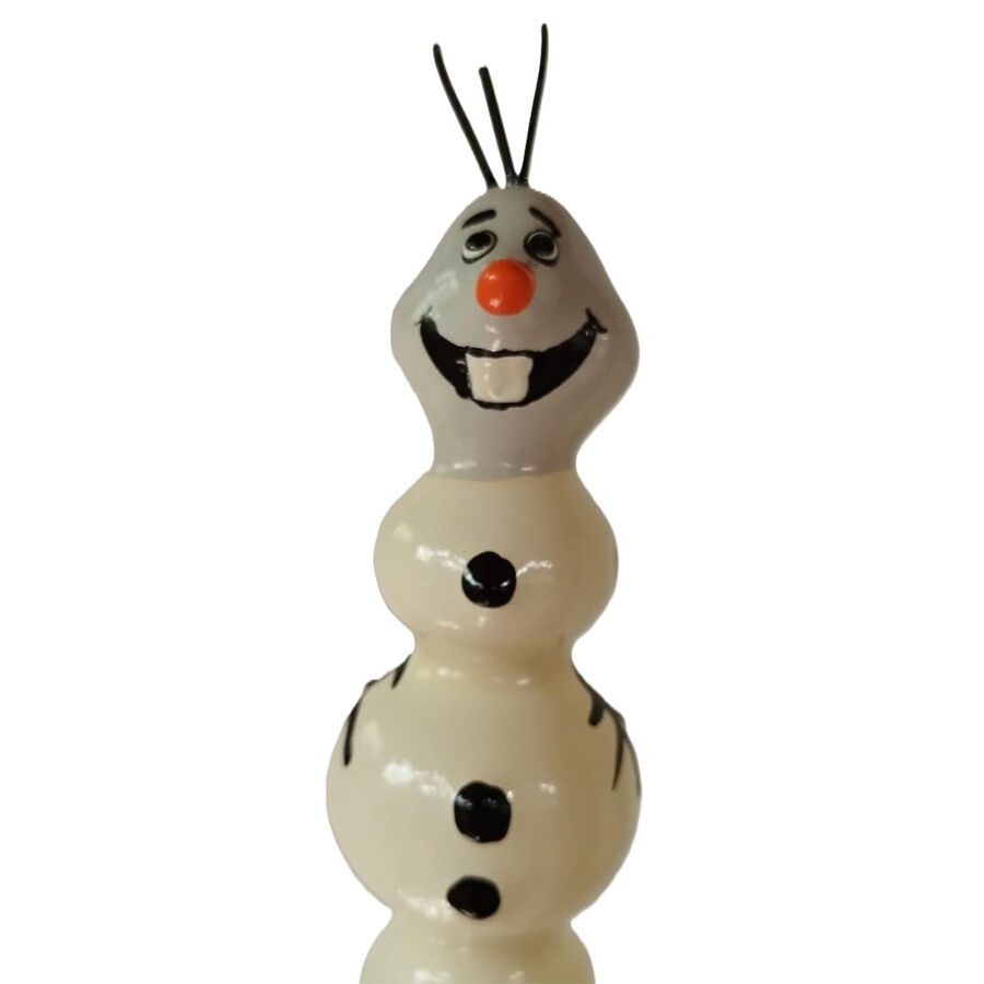 CONDOMERIE – PRESERVATIVO DECORATIVO PINTADO A MANO LINDO MUÑECO DE NIEVE