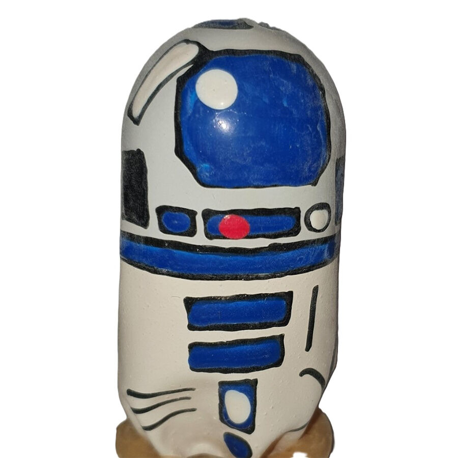 CONDOMERIE – PRESERVATIVO DECORATIVO PINTADO A MANO ROBOT XL