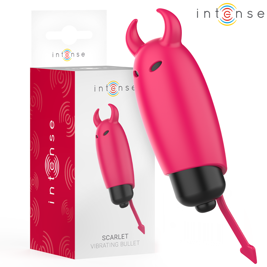 INTENSE – SCARLET BALA VIBRADORA DEMONIO ROJO 9.3 X 2.4 CM
