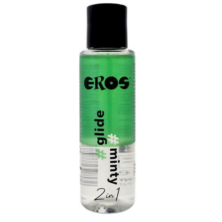 EROS – LUBRICANTE “2 EN 1” GLIDE MINTY BASE DE SILICONA 100 ML