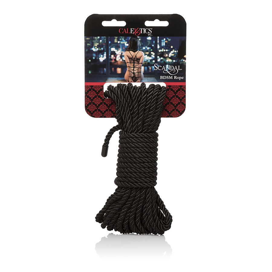 CALEXOTICS – SCANDAL CUERDA BDSM NEGRA 10 M