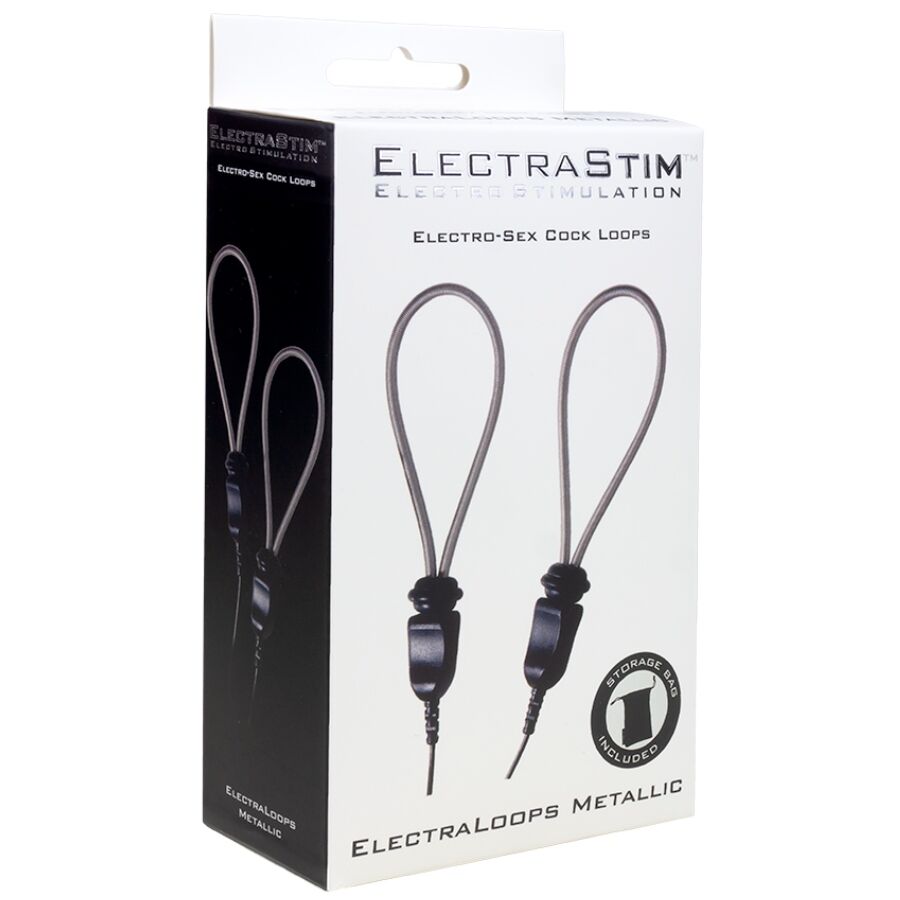 ELECTRASTIM – ELECTRALOOPS E-STIM ANILLOS METÁLICOS AJUSTABLES PARA EL PENE