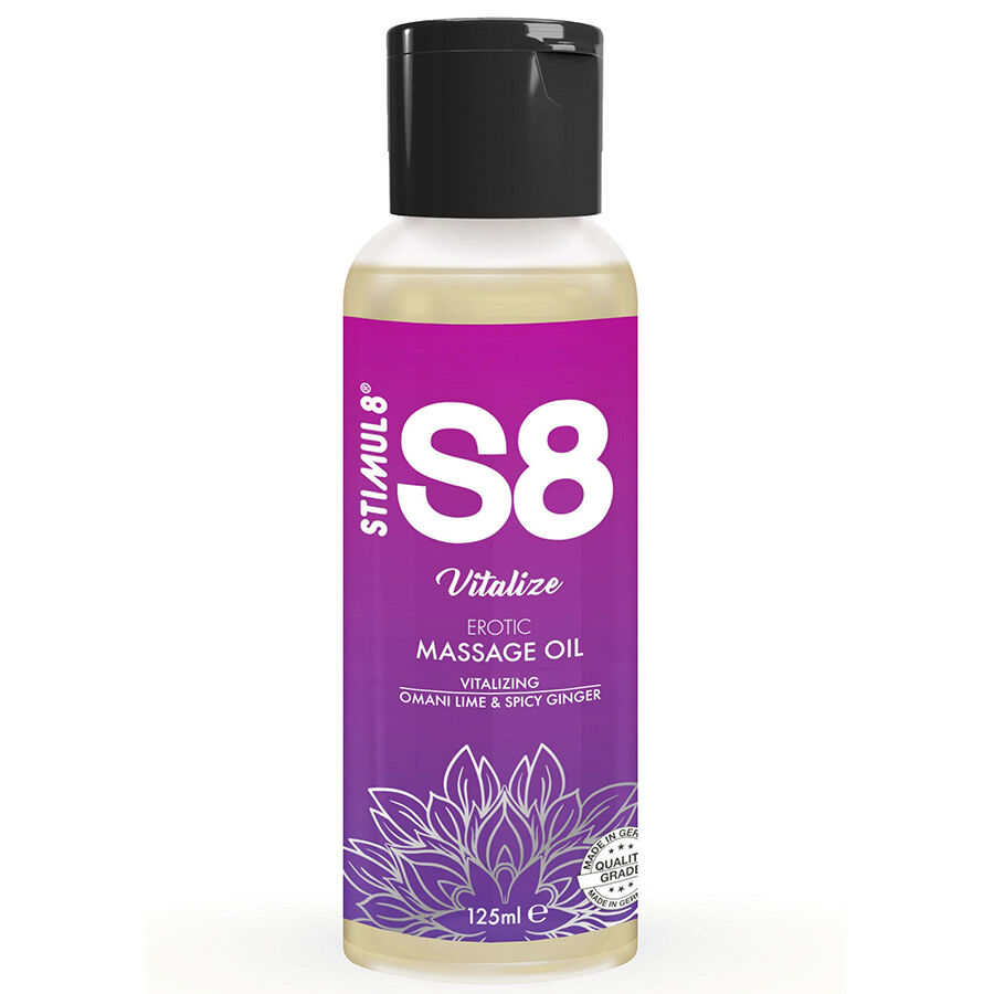 STIMUL8 – S8 VITALIZE ACEITE DE MASAJE LIMA 125 ML
