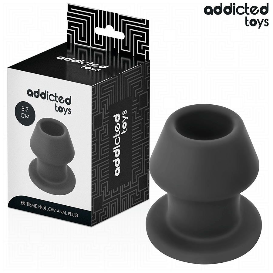 ADDICTED TOYS – PLUG ANAL HUECO EXTREM SILICONA TALLA M 8,7 CM