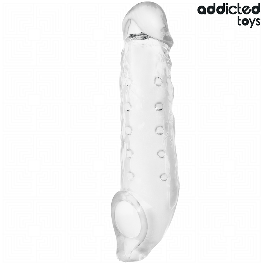 ADDICTED TOYS – FUNDA PARA EL PENE TRANSPARENTE TALLA S 23 CM