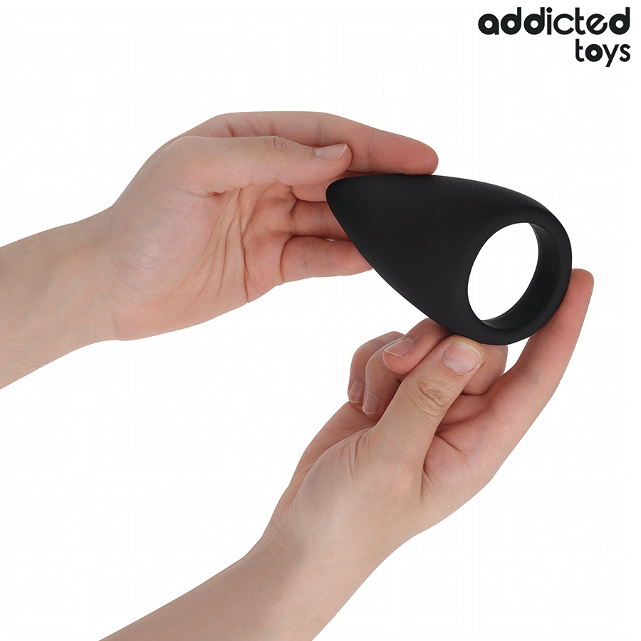 ADDICTED TOYS – ANILLO CON FORMA DE LÁGRIMA PARA EL PENE