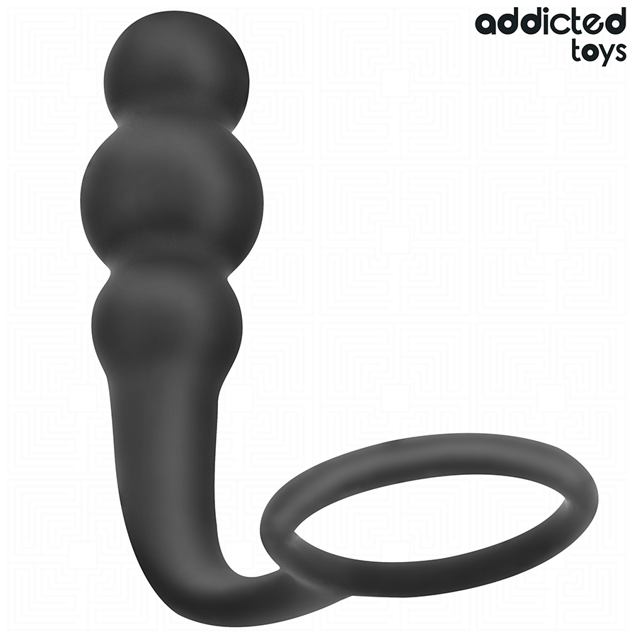 ADDICTED TOYS – PLUG ANAL CON ANILLO SILICONA MODELO 1