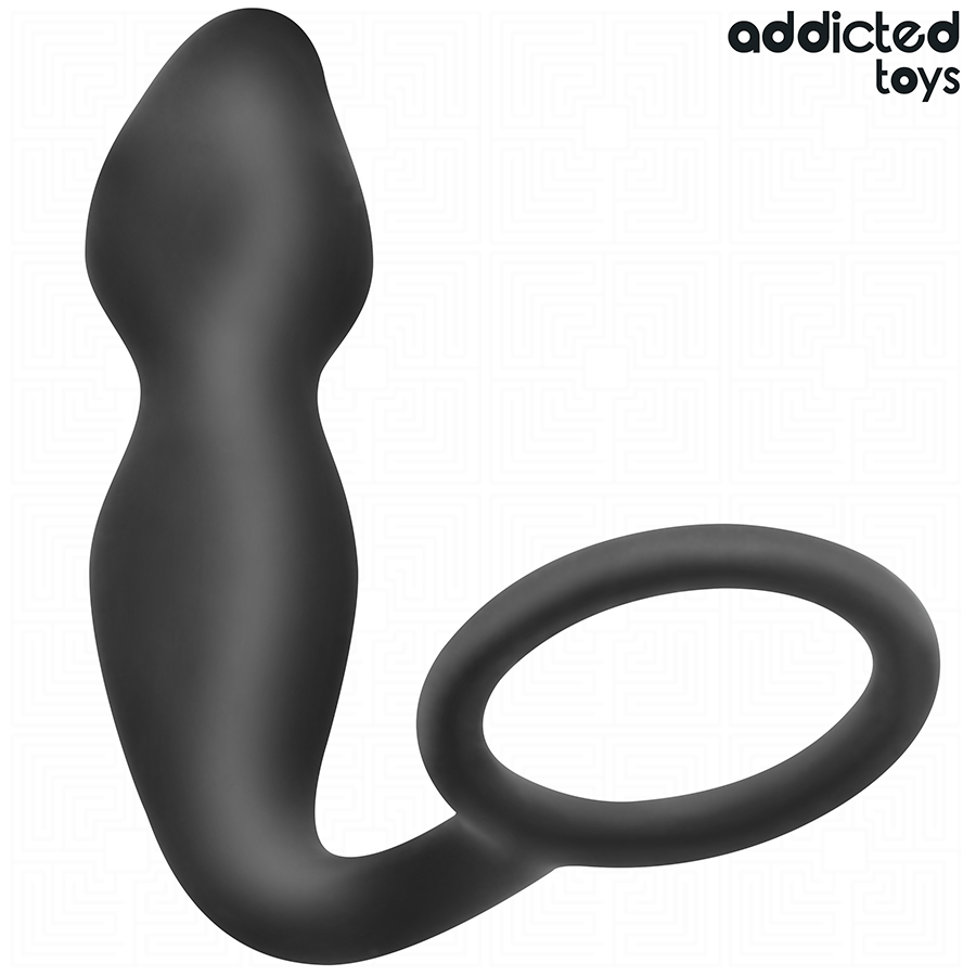 ADDICTED TOYS – PLUG ANAL CON ANILLO SILICONA MODELO 2
