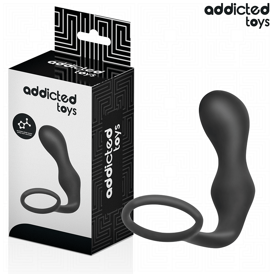 ADDICTED TOYS – PLUG ANAL CON ANILLO SILICONA MODELO 3