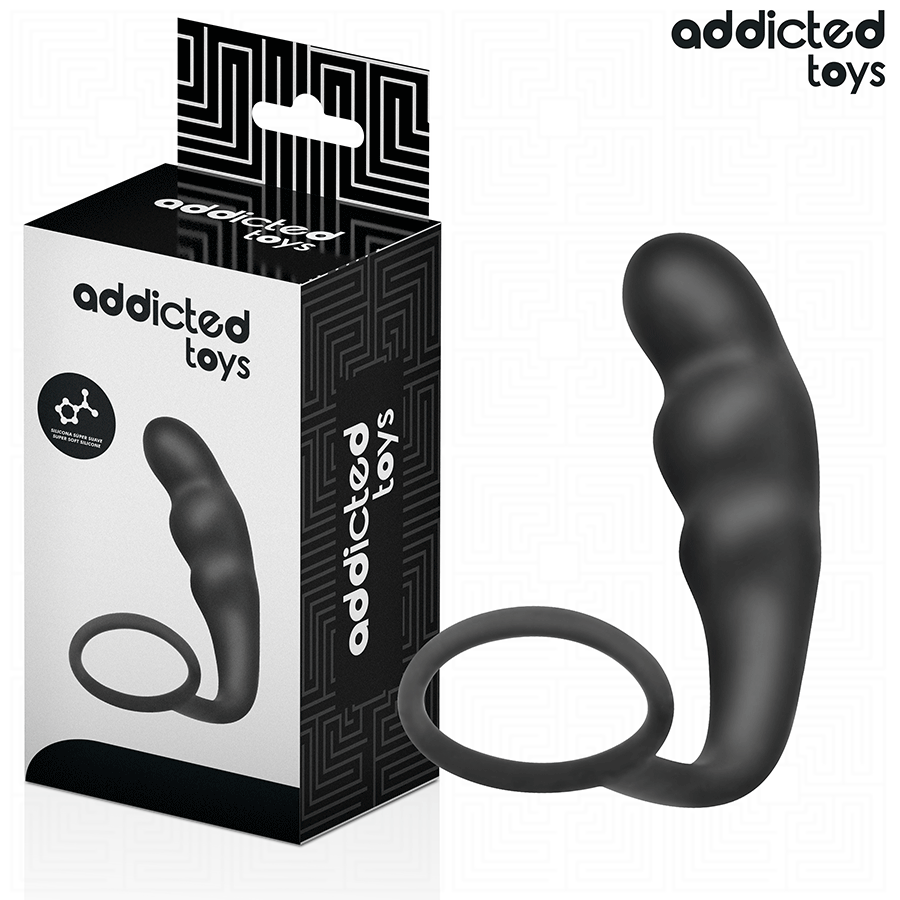 ADDICTED TOYS – PLUG ANAL CON ANILLO SILICONA MODELO 4