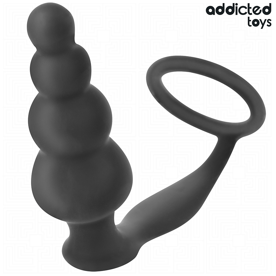 ADDICTED TOYS – PLUG ANAL CON ANILLO SILICONA MODELO 5