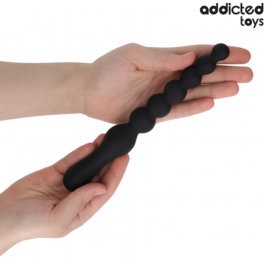 ADDICTED TOYS – MASAJEADOR ANAL DOBLE SILICONA 24 CM