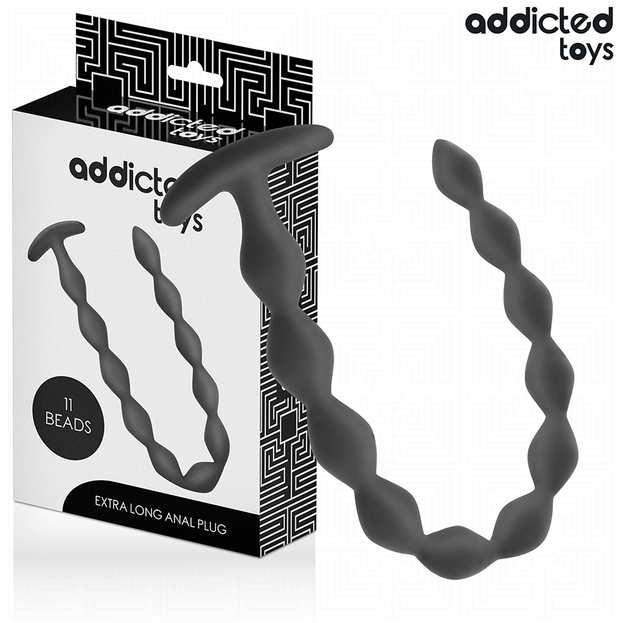 ADDICTED TOYS – ROSARIO ANAL 27 CM EXTRA LARGO SILICONA