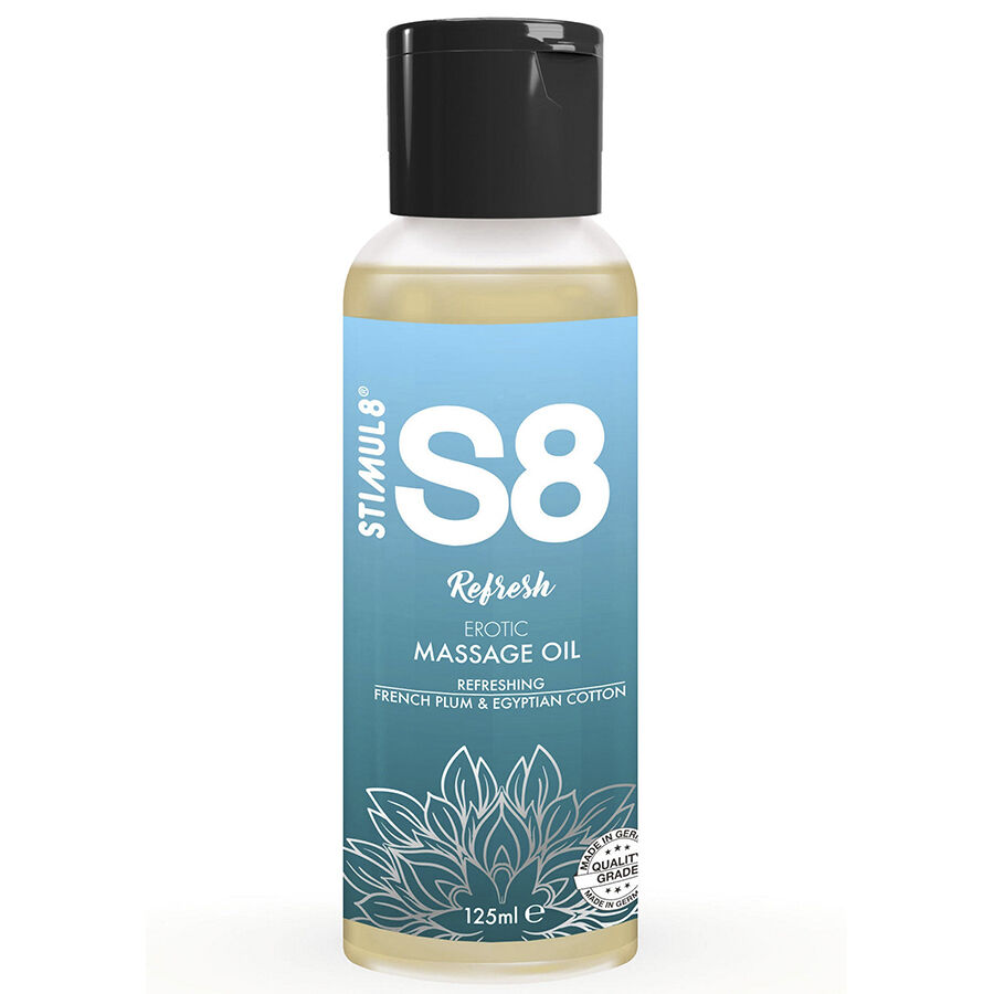 STIMUL8 – S8 REFRESH ACEITE DE MASAJE ALGODÓN 125 ML
