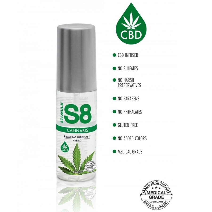 STIMUL8 – S8 LUBRICANTE HÍBRIDO CANNABIS 50 ML
