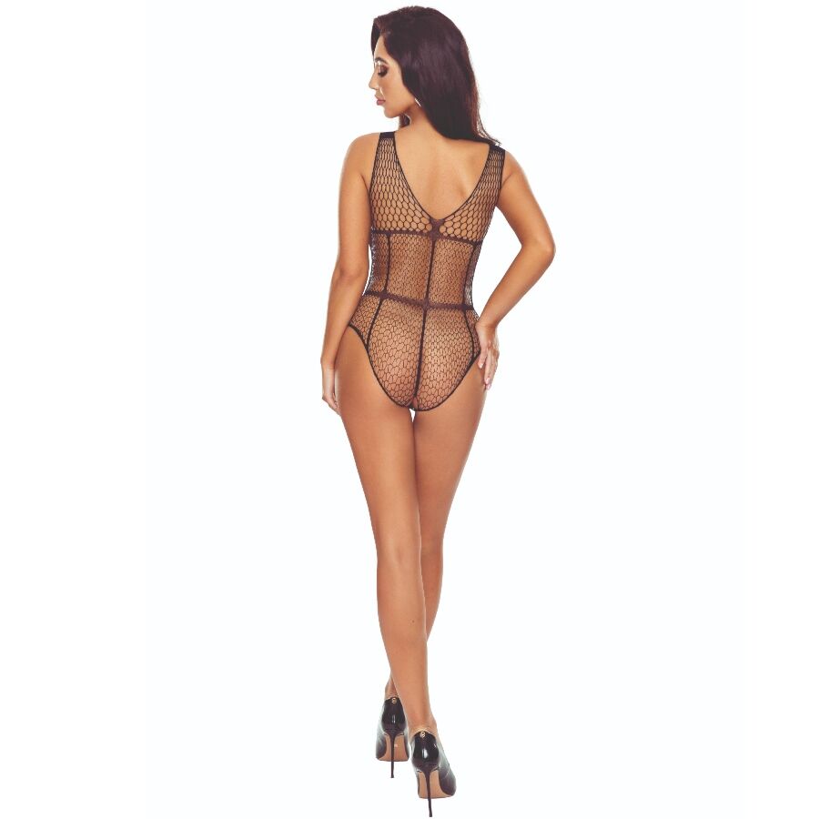PASSION – BS114 BODYSTOCKING REJILLA NEGRO
