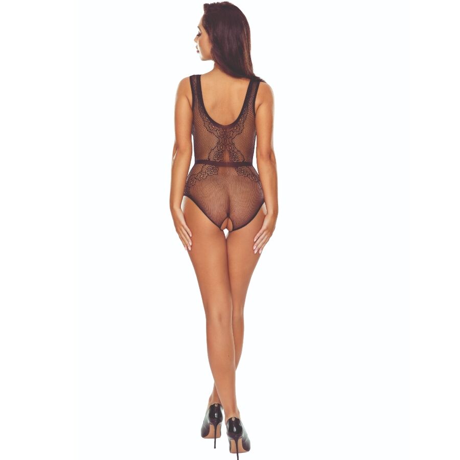 PASSION – BS115 BODYSTOCKING REJILLA NEGRO