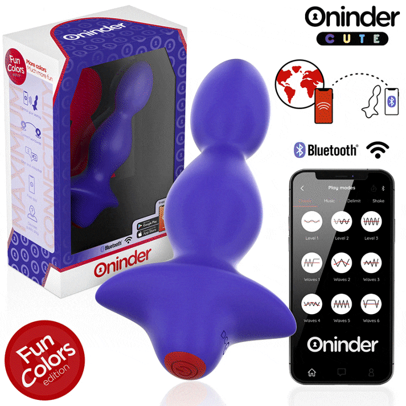 ONINDER CUTE – LOVE BUTT VIBRADOR PLUG ANAL DILATADOR – APP MUNDIAL GRATUITA