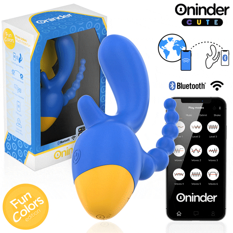 ONINDER CUTE – LOVE 3 SOME TRIPLE VIBRADOR – APP MUNDIAL GRATUITA