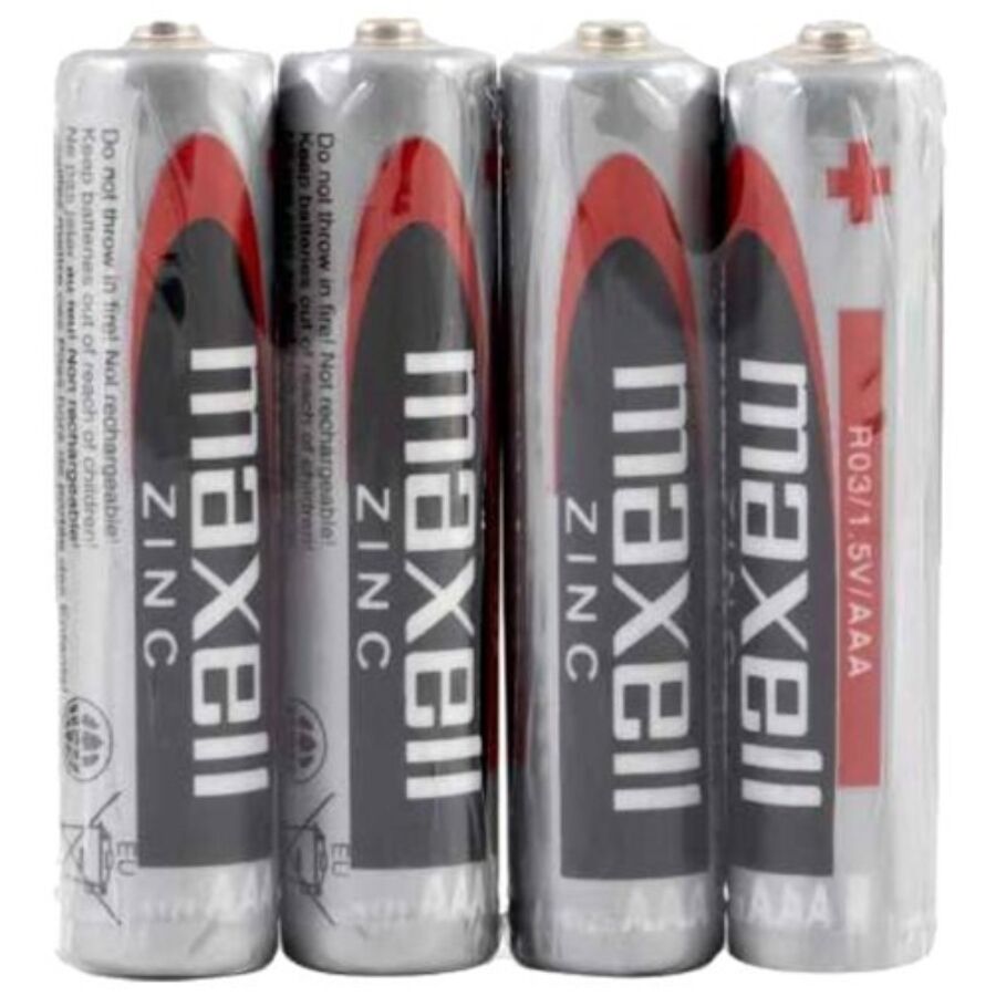 MAXELL – PILA SALINA MANGANESO AAA R03 RETRACTIL*4