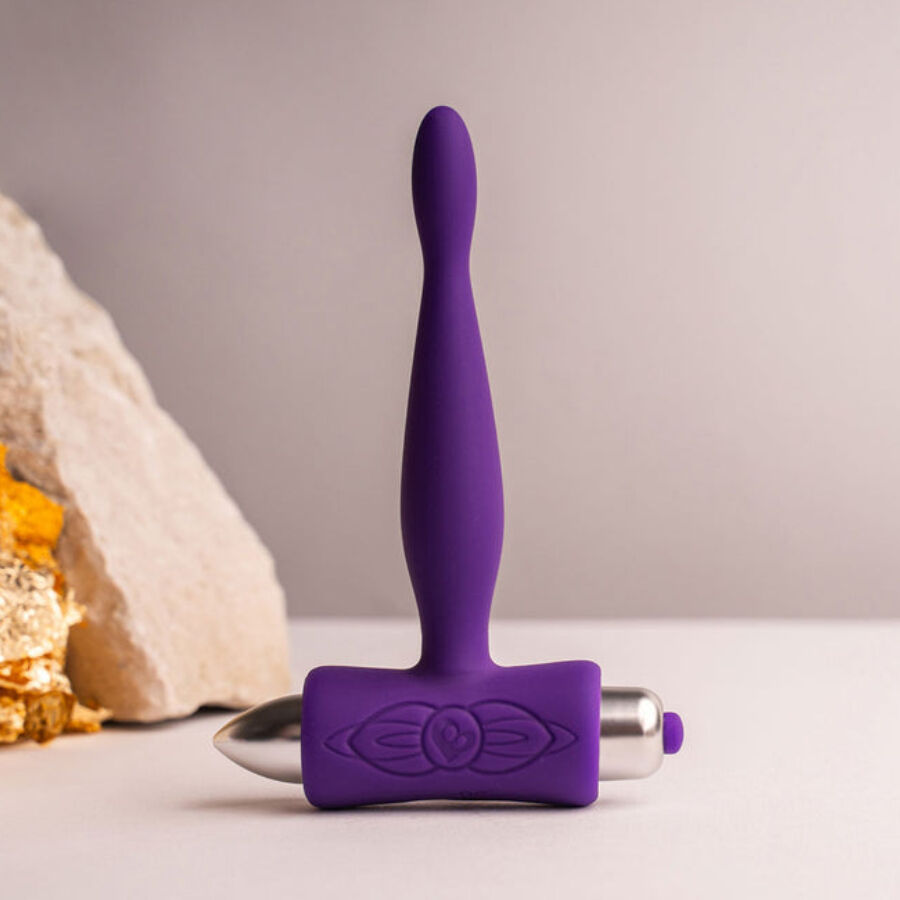 ROCKS- OFF – PETITE SENSATIONS TEAZER PLUG ANAL VIBRADOR MORADO