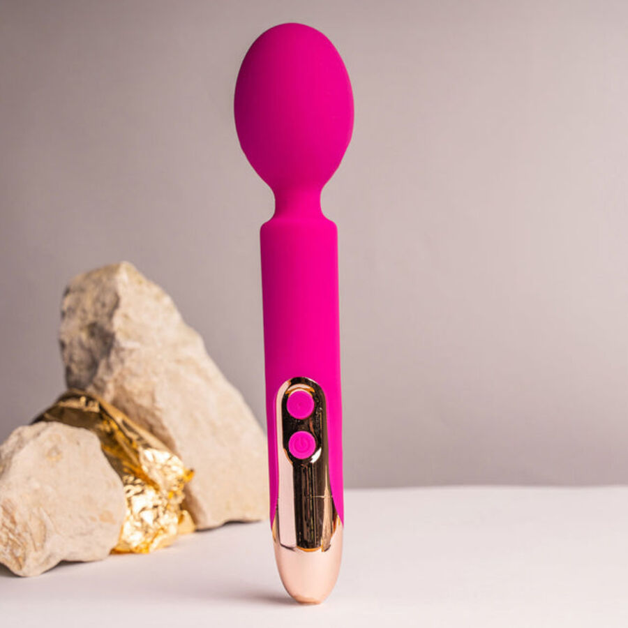 ROCKS- OFF – ORIEL VIBRADOR WAND FLEXIBLE FUCSIA