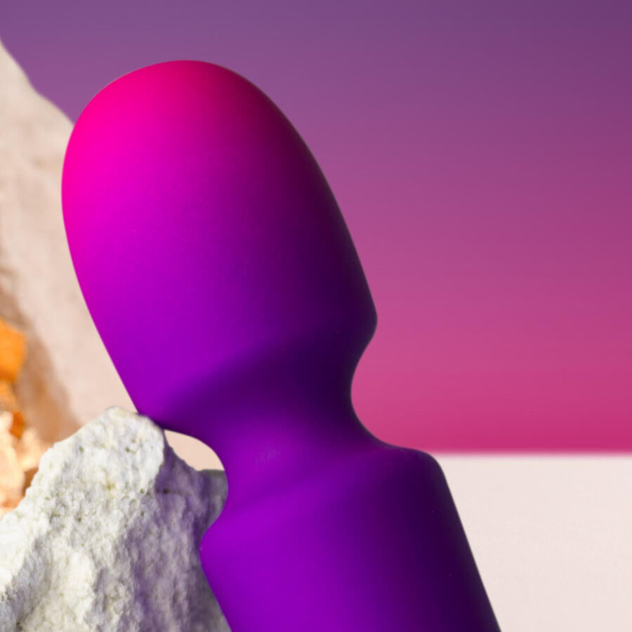 ROCKS- OFF – GLO- GIRL VIBRADOR WAND MINI MORADO