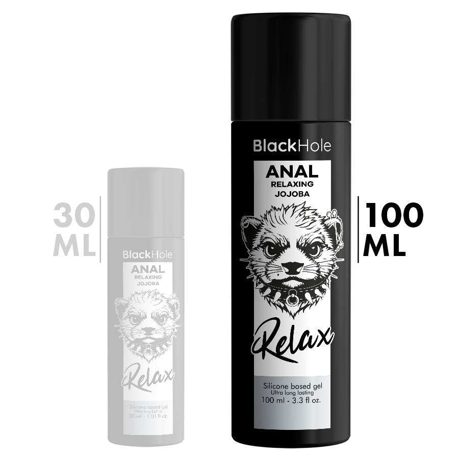 BLACK HOLE – ANAL RELAXING CON JOJOBA BASE SILICONA 100 ML