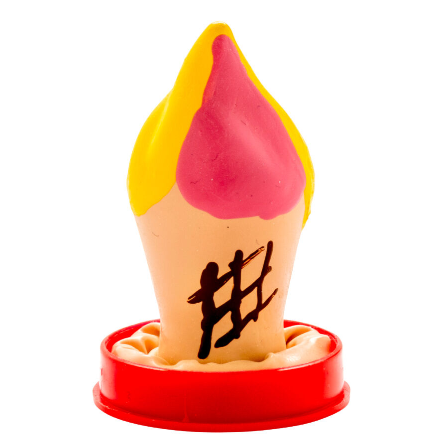 CONDOMERIE – PRESERVATIVO DECORATIVO PINTADO A MANO HELADO