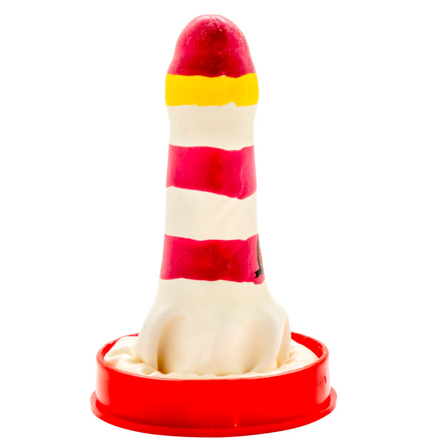 CONDOMERIE – PRESERVATIVO DECORATIVO PINTADO A MANO FARO