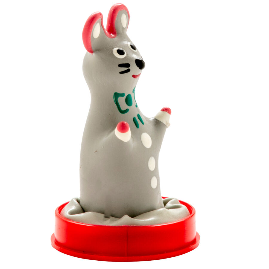 CONDOMERIE – PRESERVATIVO DECORATIVO PINTADO A MANO RATÓN MODELO 1
