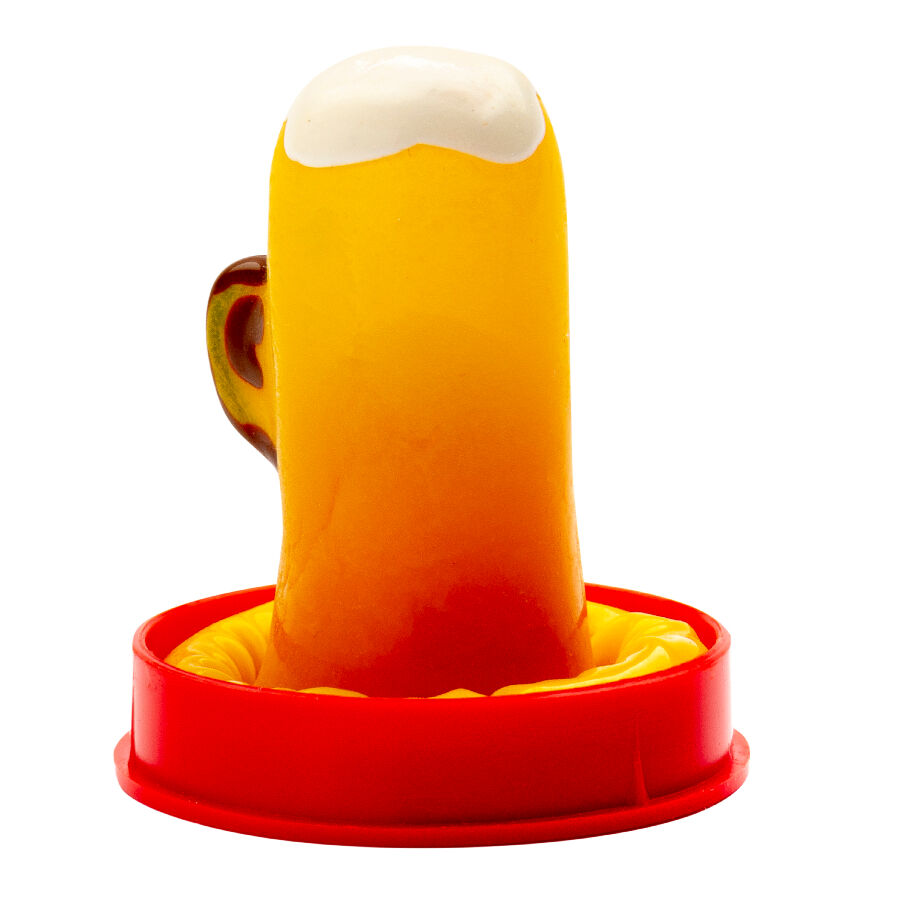 CONDOMERIE – PRESERVATIVO DECORATIVO PINTADO A MANO VASO DE CERVEZA
