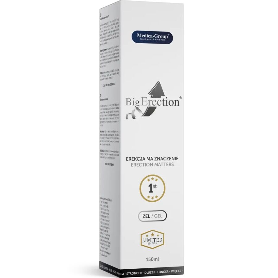 MEDICA GROUP – BIG ERECTION GEL INTIMO PARA HOMBRE 150 ML