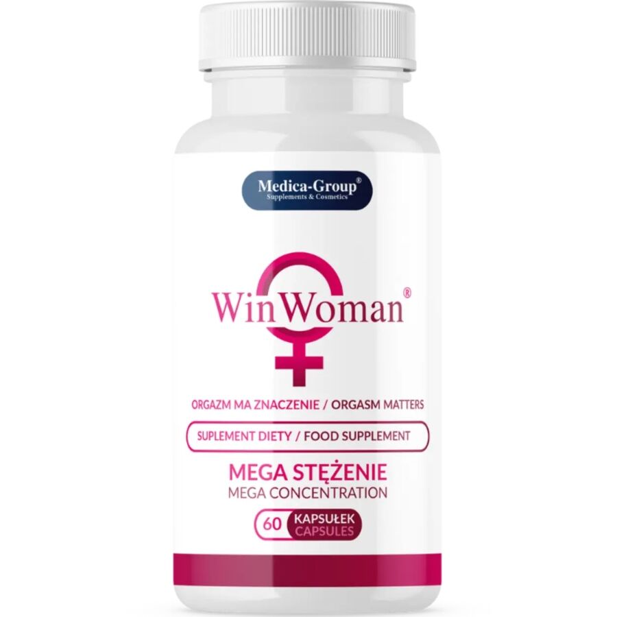 MEDICA GROUP – WIN WOMAN AUMENTO LÍBIDO FEMENINO 60 CÁPSULAS