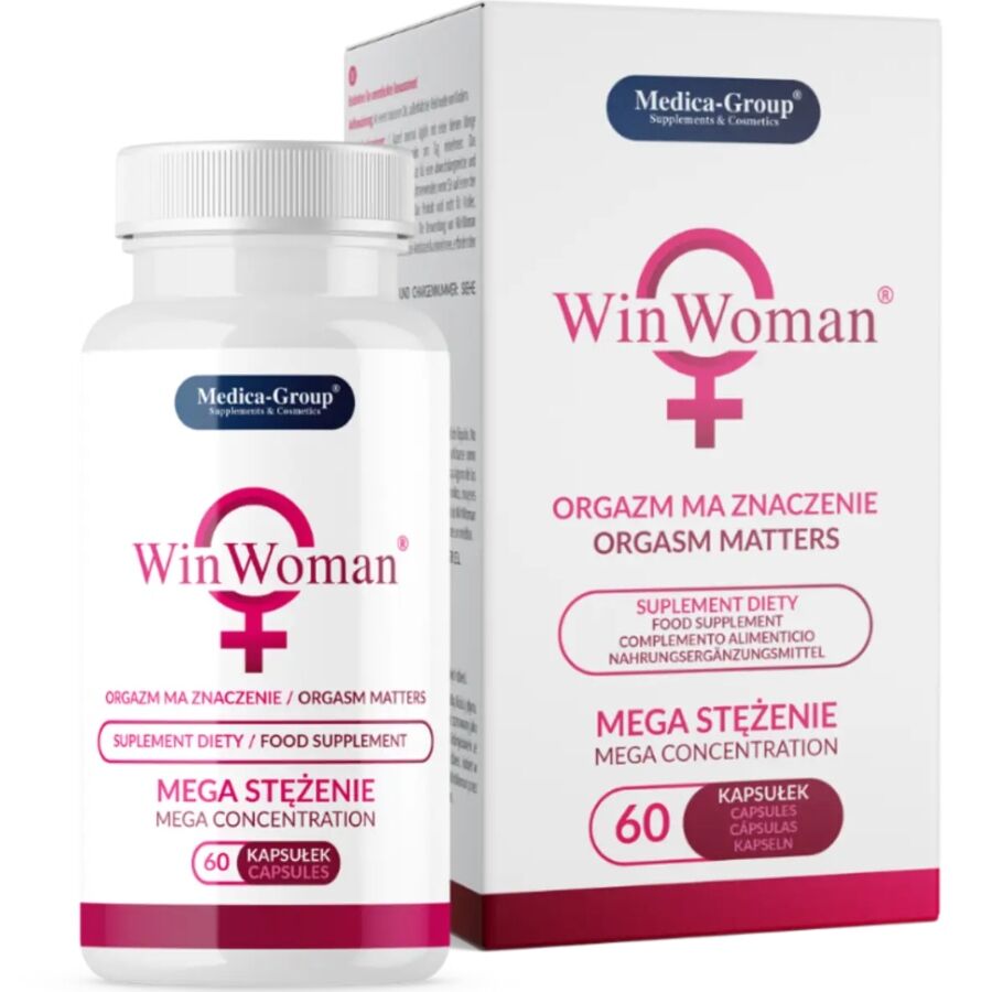 MEDICA GROUP – WIN WOMAN AUMENTO LÍBIDO FEMENINO 60 CÁPSULAS