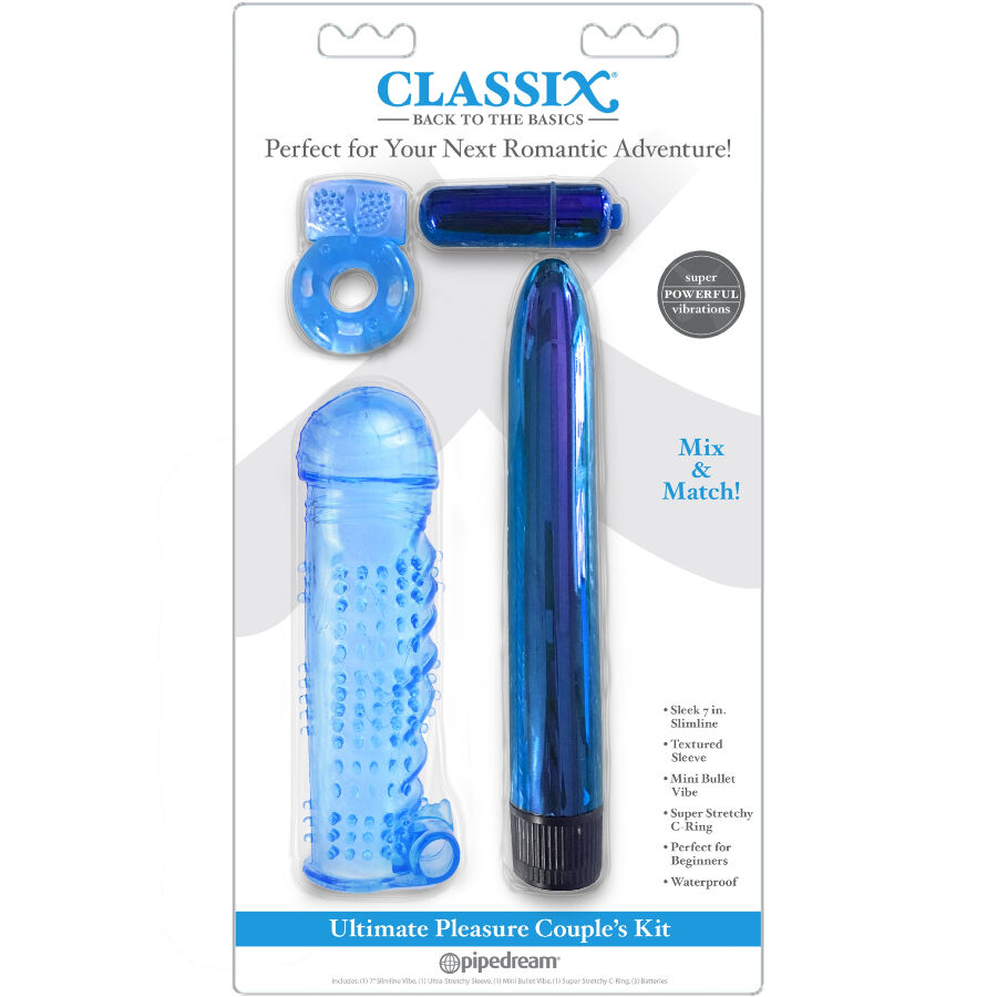 CLASSIX – KIT DE PLACER PARA PAREJAS AZUL