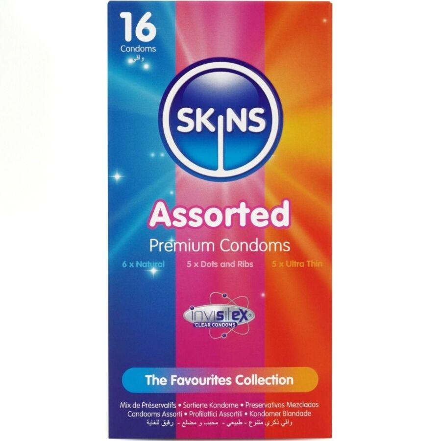 SKINS – SURTIDO PRESERVATIVOS PREMIUM PACK 16