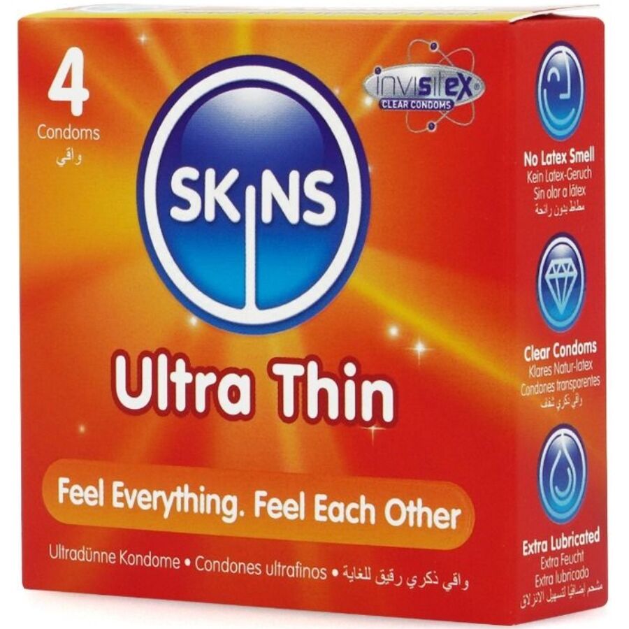 SKINS – ULTRAFINOS PRESERVATIVOS PREMIUM PACK 4