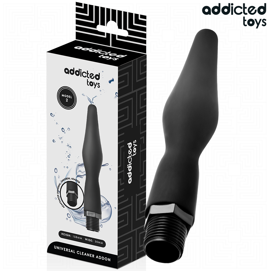 ADDICTED TOYS – LIMPIADOR ANAL CON ADAPTADOR UNIVERSAL MODELO 2