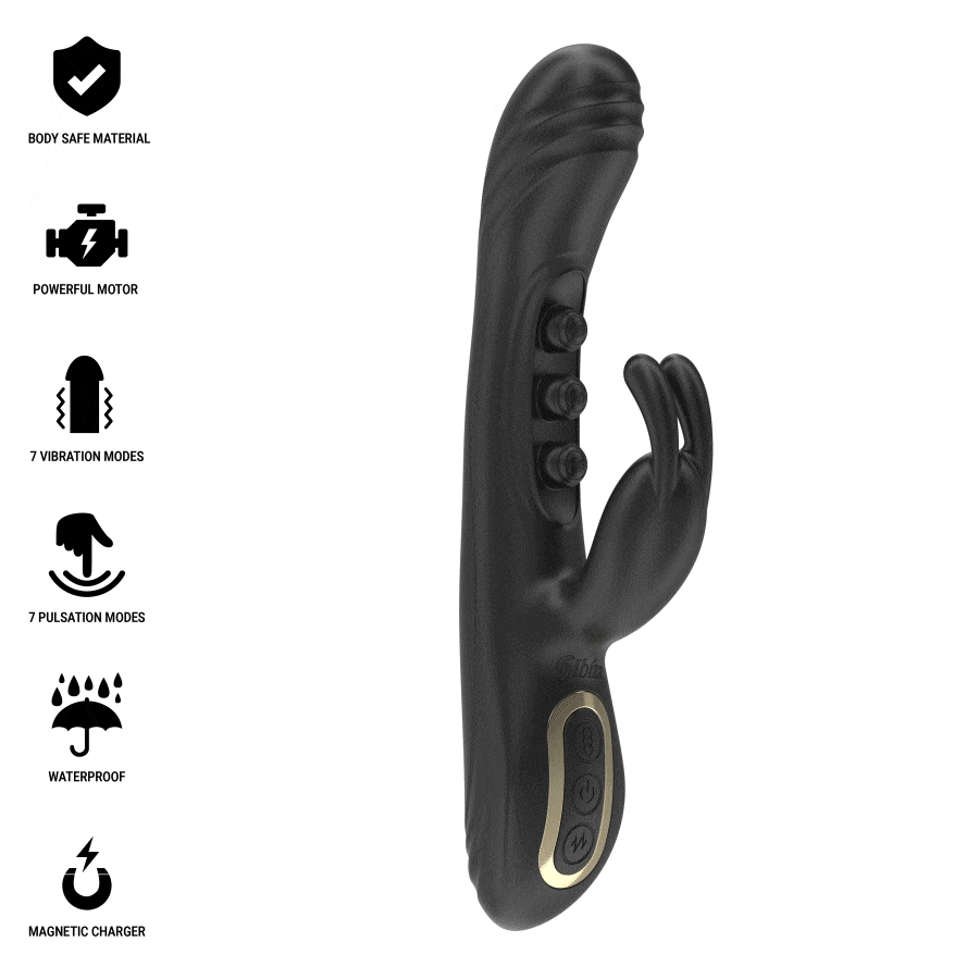 IBIZA – VIBRADOR RABBIT PERLAS CON PULSACIÓN