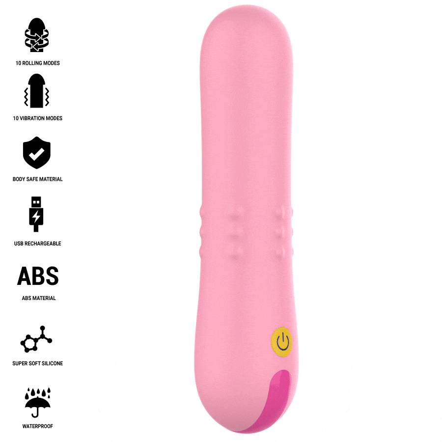 INTENSE – BARBARA VIBRADOR CON PERLAS GIRATORIAS